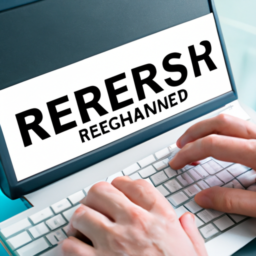 Image showing a person conducting keyword research on a computer